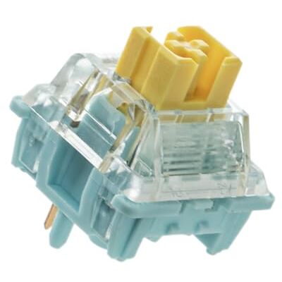 EPOMAKER Sea Salt Silent Lot de 35 Interrupteurs Mécaniques Silencieux, Interrupteur Linéaire Pré-Lubrifié avec Fente LED, pour Personnaliser Clavier Mécanique Gaming (Avec Diffuseur de Lumière) - Publicité EPOMAKER Sea Salt Silent Lot de 35 Interrupteurs Mécaniques Silencieux, Interrupteur Linéaire Pré-Lubrifié avec Fente LED, pour Personnaliser Clavier Mécanique Gaming (Avec Diffuseur de Lumière) - Publicité