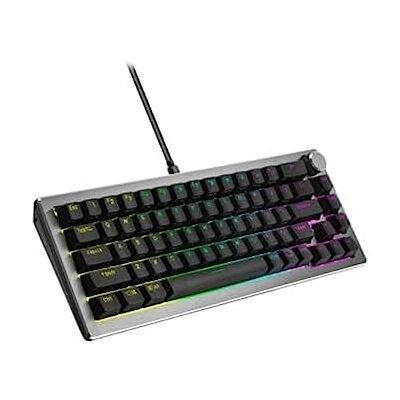 Cooler Master CK720 Clavier Gaming Mécanique AZERTY FR, Format Compact 65%, Switches Red Kailh Box V2 Hot-Swappables, Rétroéclairage RGB par Touche, Padding Silicone, Molette Filaire, Noir - Publicité Cooler Master CK720 Clavier Gaming Mécanique AZERTY FR, Format Compact 65%, Switches Red Kailh Box V2 Hot-Swappables, Rétroéclairage RGB par Touche, Padding Silicone, Molette Filaire, Noir - Publicité