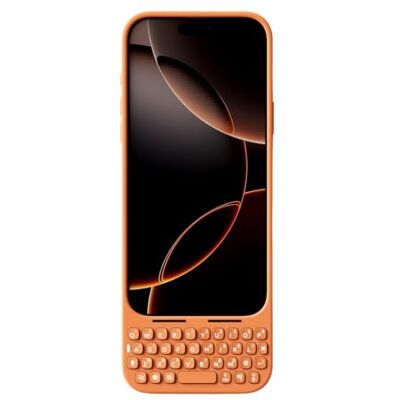 Akko MetaKey Clavier pour iPhone 17 Pro Max, étui de clavier pour une saisie précise, orange cosmique - Publicité Akko MetaKey Clavier pour iPhone 17 Pro Max, étui de clavier pour une saisie précise, orange cosmique - Publicité