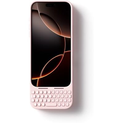 Akko MetaKey Keyboard Étui de clavier pour iPhone 17 Pro Max pour une saisie précise, rose - Publicité Akko MetaKey Keyboard Étui de clavier pour iPhone 17 Pro Max pour une saisie précise, rose - Publicité