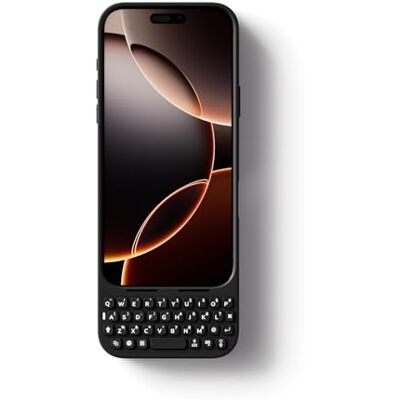Akko MetaKey Clavier pour iPhone 16 Pro Max Optimise l'espace de l'écran pour Une Saisie précise, Noir Spatial - Publicité Akko MetaKey Clavier pour iPhone 16 Pro Max Optimise l'espace de l'écran pour Une Saisie précise, Noir Spatial - Publicité