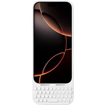 Akko MetaKey Clavier pour iPhone 17 Pro Max, étui de clavier pour une saisie précise, nuage blanc - Publicité Akko MetaKey Clavier pour iPhone 17 Pro Max, étui de clavier pour une saisie précise, nuage blanc - Publicité