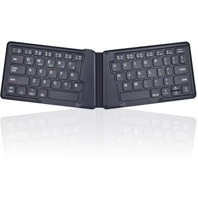 perixx PERIBOARD-805 Ergo, clavier ergonomique sans fil pliable – Ultra Thin X Type Keys – Compatible avec iOS, Android, Windows Smartphone, tablette ou ordinateur portable – Anglais américain - Publicité perixx PERIBOARD-805 Ergo, clavier ergonomique sans fil pliable – Ultra Thin X Type Keys – Compatible avec iOS, Android, Windows Smartphone, tablette ou ordinateur portable – Anglais américain - Publicité