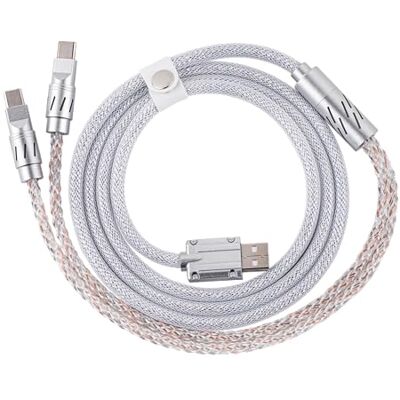 EPOMAKER Câble de Clavier Gamer 2-en-1 USB-C Double 8K, Câble de Charge Tressé en Cuivre Monocristallin(USB A vers Type C) pour Clavier Mécanique/Clavier Magnétique/Souris/Hubs (Blanc, Gloss) - Publicité EPOMAKER Câble de Clavier Gamer 2-en-1 USB-C Double 8K, Câble de Charge Tressé en Cuivre Monocristallin(USB A vers Type C) pour Clavier Mécanique/Clavier Magnétique/Souris/Hubs (Blanc, Gloss) - Publicité