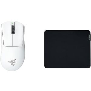 Razer DeathAdder V3 Pro + Gigantus V2 Medium Tapis de Souris Gaming Doux et Moyen pour la Vitesse et Le contrôle & Souris sans Fil légère et Ergonomique - Publicité