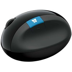 Microsoft Souris ergonomique Sculpt (souris, noire, ergonomique, sans fil) - Publicité