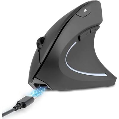 Souris sans fil Perixx Perimice-713R - Optique Verticale Noire - Publicité Souris sans fil Perixx Perimice-713R - Optique Verticale Noire - Publicité