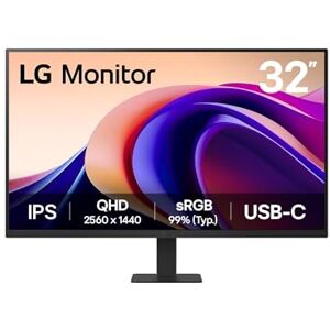 LG 32U631A-B Ecran PC bureautique 32" Dalle IPS résolution QHD (2560x1440), 5ms 100Hz, HDR 10, sRGB 99% (CIE1931), inclinable, HDMI 2.0, USB-C (15W) - Publicité LG 32U631A-B Ecran PC bureautique 32" Dalle IPS résolution QHD (2560x1440), 5ms 100Hz, HDR 10, sRGB 99% (CIE1931), inclinable, HDMI 2.0, USB-C (15W) - Publicité