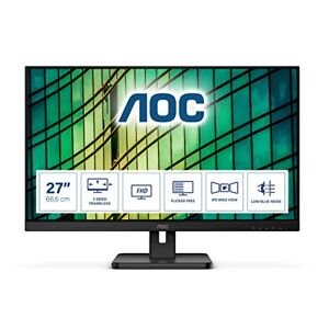 AOC Philips Moniteur 27E2QAE 68 cm (27 pouces) (HDMI, DisplayPort, temps de réponse de 4 ms, 1920x1080, 75 Hz, FreeSync) noir - Publicité
