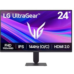 LG Ultragear™ 24G411A-B.AEU Ecran PC Gaming 24" Dalle IPS résolution FHD (1920x1080), 5ms GtG 144Hz, HDR 10, sRGB 99% (CIE1931), AMD FreeSync, inclinable, DisplayPort 1.4, HDMI 2.0 - Publicité LG Ultragear™ 24G411A-B.AEU Ecran PC Gaming 24" Dalle IPS résolution FHD (1920x1080), 5ms GtG 144Hz, HDR 10, sRGB 99% (CIE1931), AMD FreeSync, inclinable, DisplayPort 1.4, HDMI 2.0 - Publicité