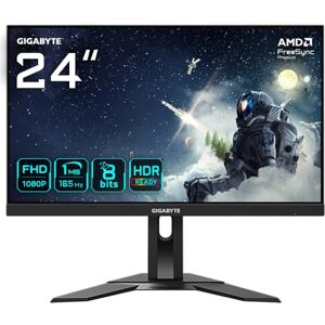 Gigabyte G24F 2 24" FHD Moniteur de Jeu 1920 x 1080, 165 Hz, 1 ms, 300 CD/m², AMD FreeSync Premium, Prêt pour HDR, DisplayPort 1.2, HDMI 2.0 - Publicité Gigabyte G24F 2 24" FHD Moniteur de Jeu 1920 x 1080, 165 Hz, 1 ms, 300 CD/m², AMD FreeSync Premium, Prêt pour HDR, DisplayPort 1.2, HDMI 2.0 - Publicité