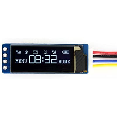 Waveshare General 0.91inch OLED Display Module 128x32 Pixels with Embedded Controller, Communicating Via I2C Interface - Publicité Waveshare General 0.91inch OLED Display Module 128x32 Pixels with Embedded Controller, Communicating Via I2C Interface - Publicité