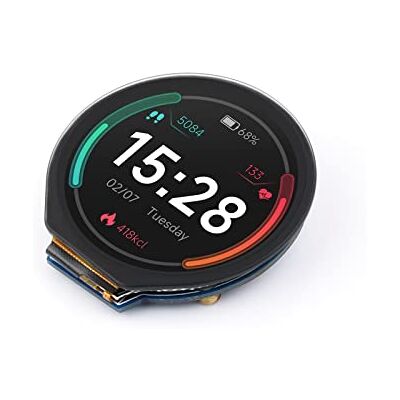 Waveshare Écran Tactile LCD de 1.28 pouce Module Display IPS Rond avec Résolution 240×240, Affichage 65K Couleurs, Communication SPI et I2C, Supporte Raspberry Pi/Raspberry Pi Pico/Arduino/STM32 - Publicité Waveshare Écran Tactile LCD de 1.28 pouce Module Display IPS Rond avec Résolution 240×240, Affichage 65K Couleurs, Communication SPI et I2C, Supporte Raspberry Pi/Raspberry Pi Pico/Arduino/STM32 - Publicité