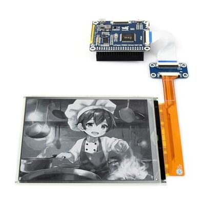 Waveshare 6inch E-Ink Display Hat for Raspberry Pi 1448x1072 High Definition Black/White 16 Gray Scale with Embedded Controller IT8951 USB/SPI/I80 Interface Supports Partial Refresh - Publicité Waveshare 6inch E-Ink Display Hat for Raspberry Pi 1448x1072 High Definition Black/White 16 Gray Scale with Embedded Controller IT8951 USB/SPI/I80 Interface Supports Partial Refresh - Publicité