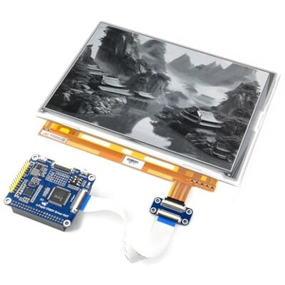 Waveshare 9.7 inch E-Ink Display Hat for Raspberry Pi Zero/Zero W/Zero WH/2B/3B/3B+ E-Paper Screen with 1200x825 Resolution IT8951 Controller USB/SPI/I80 Interface - Publicité Waveshare 9.7 inch E-Ink Display Hat for Raspberry Pi Zero/Zero W/Zero WH/2B/3B/3B+ E-Paper Screen with 1200x825 Resolution IT8951 Controller USB/SPI/I80 Interface - Publicité