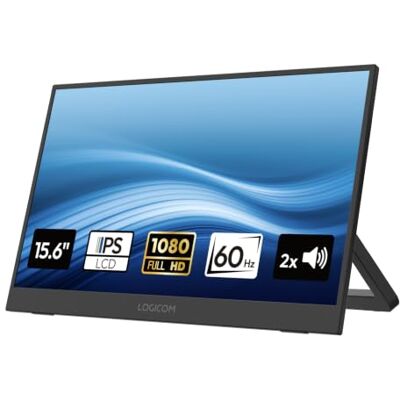 Logicom Nomad Display Ecran Portable 15,6 Pouces Full HD écran IPS ecran Portable USB-C & Mini HDMI deuxième écran Ordinateur Portable ecran pc Gamer Xbox/PS4/5 - Publicité Logicom Nomad Display Ecran Portable 15,6 Pouces Full HD écran IPS ecran Portable USB-C & Mini HDMI deuxième écran Ordinateur Portable ecran pc Gamer Xbox/PS4/5 - Publicité