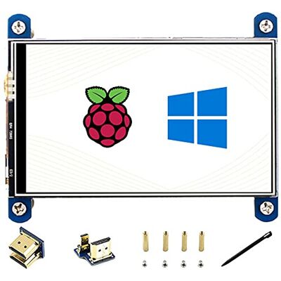 Waveshare Écran LCD IPS HDMI de 4" résolution 800 x 480, interface HDMI pour Raspberry Pi 4B/3B+/3B/2B/B+/A+/Zero W, compatible Raspbian/Ubuntu/Kali/Retropie - Publicité Waveshare Écran LCD IPS HDMI de 4" résolution 800 x 480, interface HDMI pour Raspberry Pi 4B/3B+/3B/2B/B+/A+/Zero W, compatible Raspbian/Ubuntu/Kali/Retropie - Publicité