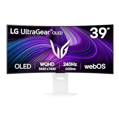 LG Ultragear™ 39GX90SA-W Ecran PC Gaming 39" Dalle OLED résolution QHD (3440 x 1440), 1ms 240Hz, DisplayHDR™400 True Black, DCI-P3 98.5% (CIE1976), FreeSync Premium, G-Sync Compatible - Publicité LG Ultragear™ 39GX90SA-W Ecran PC Gaming 39" Dalle OLED résolution QHD (3440 x 1440), 1ms 240Hz, DisplayHDR™400 True Black, DCI-P3 98.5% (CIE1976), FreeSync Premium, G-Sync Compatible - Publicité