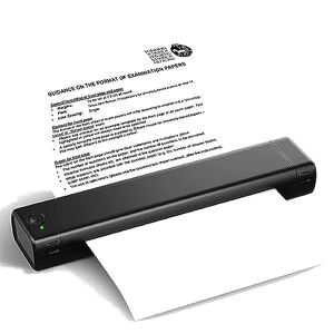 COLORWING Imprimante Portable A4 Imprimante Bluetooth Thermique Mini  Imprimante sans Encre Compatible avec Android et iOS et Ordinateur Prise en  Charge de A4 Papier Thermique - Noir - Comparez sur  - (