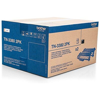 Brother TN-3380 Lot de 2 cartouches d'encre pour HL-5450 D 2X Premium Noir 2 x 8000 pages - Publicité Brother TN-3380 Lot de 2 cartouches d'encre pour HL-5450 D 2X Premium Noir 2 x 8000 pages - Publicité