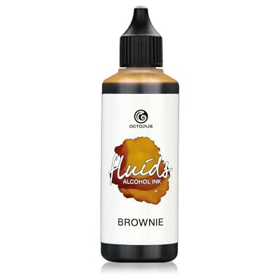 Octopus 100 ml Fluids Alcohol Ink BROWNIE, Encre à alcool pour Fluid Art et Resin Art, brun - Publicité Octopus 100 ml Fluids Alcohol Ink BROWNIE, Encre à alcool pour Fluid Art et Resin Art, brun - Publicité