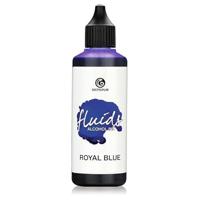 Octopus 100 ml Fluids Alcohol Ink ROYAL BLUE, Encre à alcool pour Fluid Art et Resin Art, bleu - Publicité Octopus 100 ml Fluids Alcohol Ink ROYAL BLUE, Encre à alcool pour Fluid Art et Resin Art, bleu - Publicité