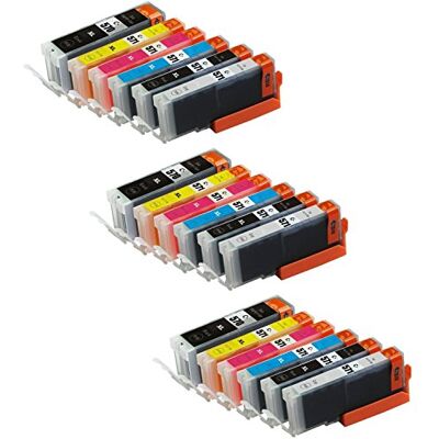 Printing Pleasure 18 Cartouches d'Encre Compatibles pour Canon Pixma MG7750 MG7751 MG7752 MG7753 TS8050 TS8051 TS8052 TS8053 TS9050 TS9055 PGI-570PGBK CLI-571BK CLI-571C CLI-571M CLI-571Y CLI-571GY XL - Publicité Printing Pleasure 18 Cartouches d'Encre Compatibles pour Canon Pixma MG7750 MG7751 MG7752 MG7753 TS8050 TS8051 TS8052 TS8053 TS9050 TS9055 PGI-570PGBK CLI-571BK CLI-571C CLI-571M CLI-571Y CLI-571GY XL - Publicité
