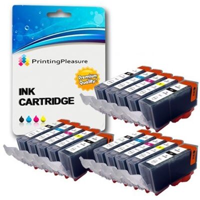 Printing Pleasure 15 Cartouches d'encre compatibles pour Canon Pixma MG5750 MG5751 MG6850 MG6851 MG7750 TS5050 TS6050 MG5752 MG5753 MG6852 MG6853 TS6051 PGI-570PGBK XL CLI-571BK XL CLI-571C XL CLI-571M XL CLI-571Y XL - Publicité Printing Pleasure 15 Cartouches d'encre compatibles pour Canon Pixma MG5750 MG5751 MG6850 MG6851 MG7750 TS5050 TS6050 MG5752 MG5753 MG6852 MG6853 TS6051 PGI-570PGBK XL CLI-571BK XL CLI-571C XL CLI-571M XL CLI-571Y XL - Publicité