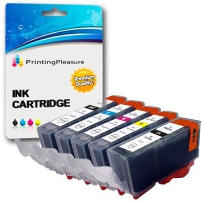 Printing Pleasure 5 Cartouches d'Encre Compatibles Canon Pixma MG5750 MG5751 MG6850 MG6851 MG7750 TS5050 TS6050 MG5752 MG5753 MG6852 MG6853 TS6051 PGI-570PGBK CLI-571BK CLI-571C CLI-571M CLI-571Y XL - Publicité Printing Pleasure 5 Cartouches d'Encre Compatibles Canon Pixma MG5750 MG5751 MG6850 MG6851 MG7750 TS5050 TS6050 MG5752 MG5753 MG6852 MG6853 TS6051 PGI-570PGBK CLI-571BK CLI-571C CLI-571M CLI-571Y XL - Publicité