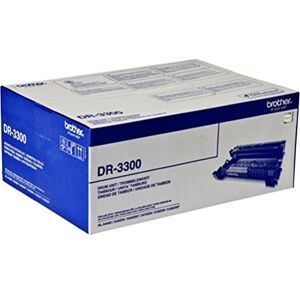 Brother DR-3300 Tambour de remplacement pour imprimante laser Imprime 30 000 pages Noir - Publicité Brother DR-3300 Tambour de remplacement pour imprimante laser Imprime 30 000 pages Noir - Publicité