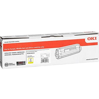 Oki Toner Compatible avec Imprimante MC853 7300 côtés Jaune - Publicité Oki Toner Compatible avec Imprimante MC853 7300 côtés Jaune - Publicité