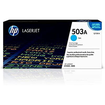 HP - 503A Cyan - Original LaserJet - Cartouche de toner - Publicité HP - 503A Cyan - Original LaserJet - Cartouche de toner - Publicité