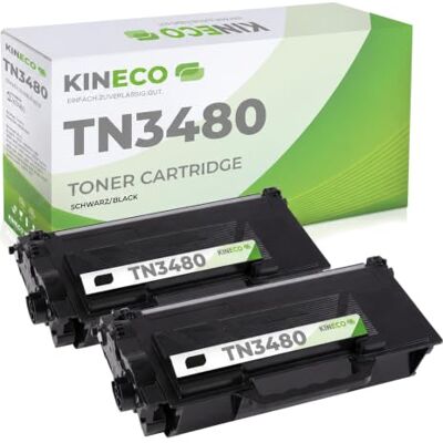 Kineco 2 TN-3480 TN3480 Toner Compatible pour Brother HL-L5000D HL-L5100DN HL-L5100DNT DC-L5500 DCP-L6600 - Publicité Kineco 2 TN-3480 TN3480 Toner Compatible pour Brother HL-L5000D HL-L5100DN HL-L5100DNT DC-L5500 DCP-L6600 - Publicité