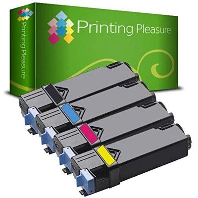 Printing Pleasure 4 Compatibles Cartouches de Toner pour Xerox Phaser 6500 6500DN 6500N WorkCentre 6505 6505DN 6505N Noir/Cyan/Magenta/Jaune, Grande Capacité - Publicité Printing Pleasure 4 Compatibles Cartouches de Toner pour Xerox Phaser 6500 6500DN 6500N WorkCentre 6505 6505DN 6505N Noir/Cyan/Magenta/Jaune, Grande Capacité - Publicité
