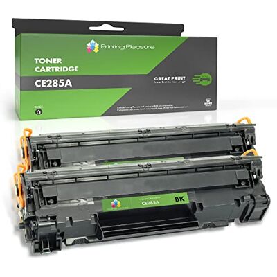 Printing Pleasure 2 Compatible CE285A 85A Cartouches de Toner pour HP LaserJet Pro P1102 P1102W M1210 M1212 M1212NF M1213NF M1217NFW M1130 M1132 M1132MFP M1134 M1136 P1100 Noir, Grande Capacité - Publicité Printing Pleasure 2 Compatible CE285A 85A Cartouches de Toner pour HP LaserJet Pro P1102 P1102W M1210 M1212 M1212NF M1213NF M1217NFW M1130 M1132 M1132MFP M1134 M1136 P1100 Noir, Grande Capacité - Publicité