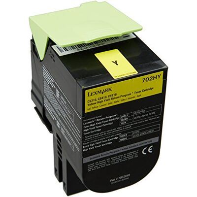 Lexmark Toner 702hy Yellow Kapazit?t: 3.000 Seiten (70c2hy0) - Publicité Lexmark Toner 702hy Yellow Kapazit?t: 3.000 Seiten (70c2hy0) - Publicité