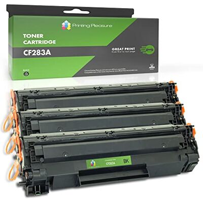 Printing Pleasure 2 Compatible CF283A 83A Cartouches de Toner pour HP LaserJet Pro MFP M125a M125nw M126a M127fn M127fw M128fn M128fw M225dn M225dw M201dw M201n M202dw M202n Noir, Grande Capacité - Publicité Printing Pleasure 2 Compatible CF283A 83A Cartouches de Toner pour HP LaserJet Pro MFP M125a M125nw M126a M127fn M127fw M128fn M128fw M225dn M225dw M201dw M201n M202dw M202n Noir, Grande Capacité - Publicité
