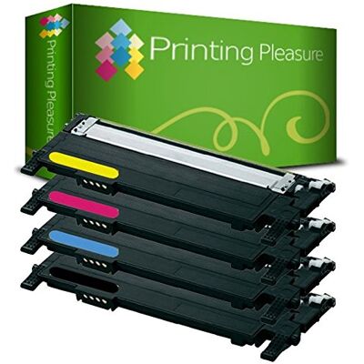 Printing Pleasure Pack 4 Toner Laser Compatible pour Samsung CLX-3180 CLX-3180FN CLX-3180FW CLX-3185 CLX-3185FN CLX-3185FW CLX-3185N CLX-3185W CLP-320 CLP-320N CLP-320W CLP-325 CLP-325N CLP-325W - Publicité Printing Pleasure Pack 4 Toner Laser Compatible pour Samsung CLX-3180 CLX-3180FN CLX-3180FW CLX-3185 CLX-3185FN CLX-3185FW CLX-3185N CLX-3185W CLP-320 CLP-320N CLP-320W CLP-325 CLP-325N CLP-325W - Publicité