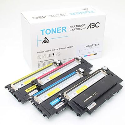 ABC Compatible Ensemble 4X Cartouche Toner pour HP 117A W2070A W2073A pour HP Color Laser 150 150a 150nw MFP 178 178nw 178nwg 179 179fnw 179fwg de - Publicité ABC Compatible Ensemble 4X Cartouche Toner pour HP 117A W2070A W2073A pour HP Color Laser 150 150a 150nw MFP 178 178nw 178nwg 179 179fnw 179fwg de - Publicité