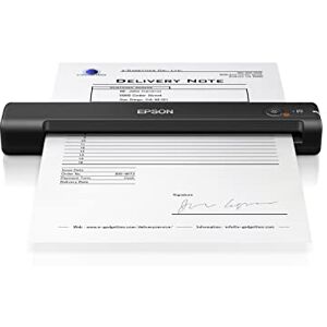 Epson WorkForce ES-50 Scanner de documents mobile 600 DPI, alimentation USB, 10PPM, design compact, logiciel ScanSmart, alimentation automatique, noir - Publicité Epson WorkForce ES-50 Scanner de documents mobile 600 DPI, alimentation USB, 10PPM, design compact, logiciel ScanSmart, alimentation automatique, noir - Publicité