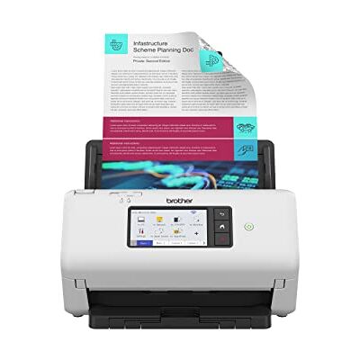 Brother AdS-4700w Scanner Con Adf + Alimentatore Di Fogli 600 X 600 Dpi A4 Nero, Bianco (adS-4700w 2-Sided Scan Up To 40ppm / 80ipm 80 Sheet Adf 80 - Publicité Brother AdS-4700w Scanner Con Adf + Alimentatore Di Fogli 600 X 600 Dpi A4 Nero, Bianco (adS-4700w 2-Sided Scan Up To 40ppm / 80ipm 80 Sheet Adf 80 - Publicité