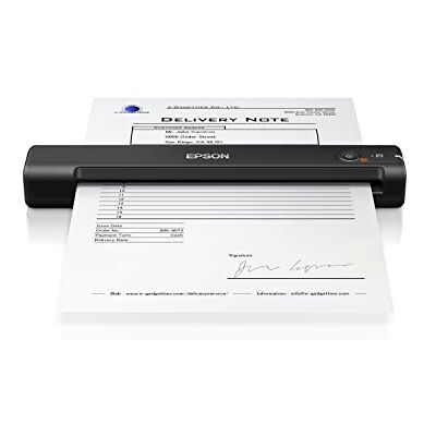 Epson WorkForce ES-50 Scanner de documents mobile 600 DPI, alimentation USB, 10PPM, design compact, logiciel ScanSmart, alimentation automatique, noir - Publicité Epson WorkForce ES-50 Scanner de documents mobile 600 DPI, alimentation USB, 10PPM, design compact, logiciel ScanSmart, alimentation automatique, noir - Publicité