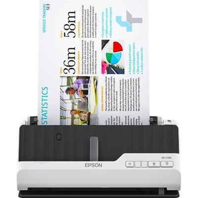 Epson DS-C330 Scanner de Couleur USB de Bureau Ultra-Compact 30 ppm avec Alimentation Automatique - Publicité Epson DS-C330 Scanner de Couleur USB de Bureau Ultra-Compact 30 ppm avec Alimentation Automatique - Publicité