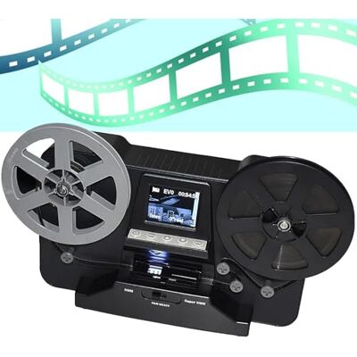 PixCy Convertisseur Film Numérique 8mm,Convertisseur Film Super 8en Numérique,Lecteurs D'images,Scanner Film,Visionneuse Diapositives pour Anciennes Diapositives,avec écran 2,4 - Publicité PixCy Convertisseur Film Numérique 8mm,Convertisseur Film Super 8en Numérique,Lecteurs D'images,Scanner Film,Visionneuse Diapositives pour Anciennes Diapositives,avec écran 2,4 - Publicité