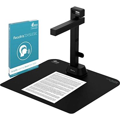 IRIScan Iris Can Desk 6 Pro Dyslexic Scanner vidéo A3 Couleur de Documents, numérisation vers Texte à la Parole, Lecture Mot à Mot, Scan vers PDF, Word, JPG, caméra vidéo USB, Windows - Publicité IRIScan Iris Can Desk 6 Pro Dyslexic Scanner vidéo A3 Couleur de Documents, numérisation vers Texte à la Parole, Lecture Mot à Mot, Scan vers PDF, Word, JPG, caméra vidéo USB, Windows - Publicité