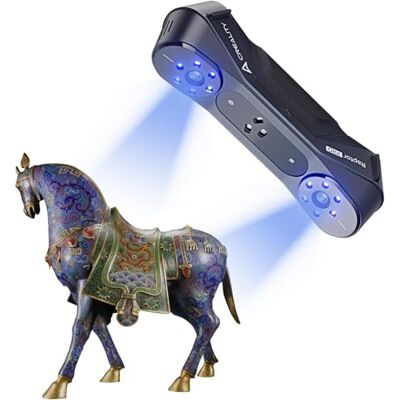 Creality Scanner 3D CR-Scan Raptor Pro pour impression 3D, haute vitesse 60 fps et objets de 5 mm à 4 m, laser bleu 22+7 & scanner manuel NIR, précision 0,02 mm, numérisation couleur 24 bits pour - Publicité Creality Scanner 3D CR-Scan Raptor Pro pour impression 3D, haute vitesse 60 fps et objets de 5 mm à 4 m, laser bleu 22+7 & scanner manuel NIR, précision 0,02 mm, numérisation couleur 24 bits pour - Publicité