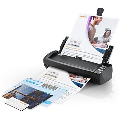 Plustek Mobile Scanner AD480 Scanner Recto Verso Compact, Alimentation USB, A4, 20 ppm, Carte Plastique Acceptable - Publicité Plustek Mobile Scanner AD480 Scanner Recto Verso Compact, Alimentation USB, A4, 20 ppm, Carte Plastique Acceptable - Publicité
