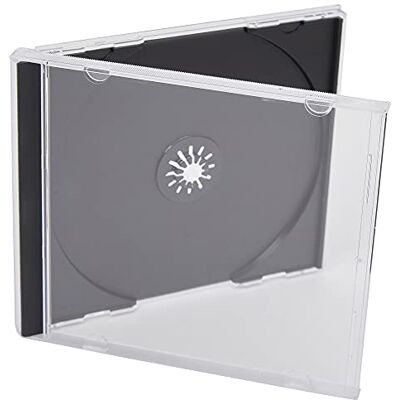 Dragon CD/DVD Jewel 10.4 mm Boîtiers pour 1 disque avec Plateau noir (Paquet de 50) de la marque ® - Publicité Dragon CD/DVD Jewel 10.4 mm Boîtiers pour 1 disque avec Plateau noir (Paquet de 50) de la marque ® - Publicité