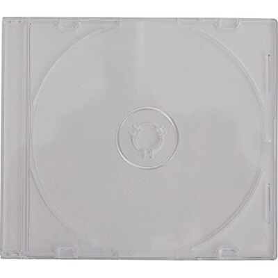 DragonTrading 442463 Lot de 50 boîtiers slim pour CD 125 x 5 x 124 mm Transparent - Publicité DragonTrading 442463 Lot de 50 boîtiers slim pour CD 125 x 5 x 124 mm Transparent - Publicité