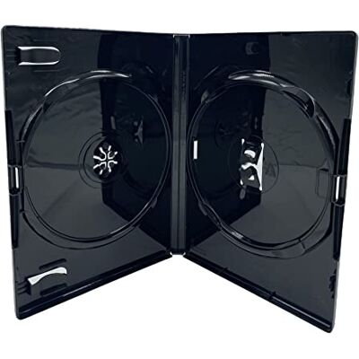 Dragon Amaray Lot de 5 boîtiers doubles pour CD/DVD/Blu-Ray Dos 14 mm - Publicité Dragon Amaray Lot de 5 boîtiers doubles pour CD/DVD/Blu-Ray Dos 14 mm - Publicité